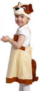 Детский карнавальный костюм «Собачка» для девочек