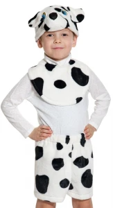 Карнавальный костюм Собака «Далматин» (лайт) для мальчиков и девочек