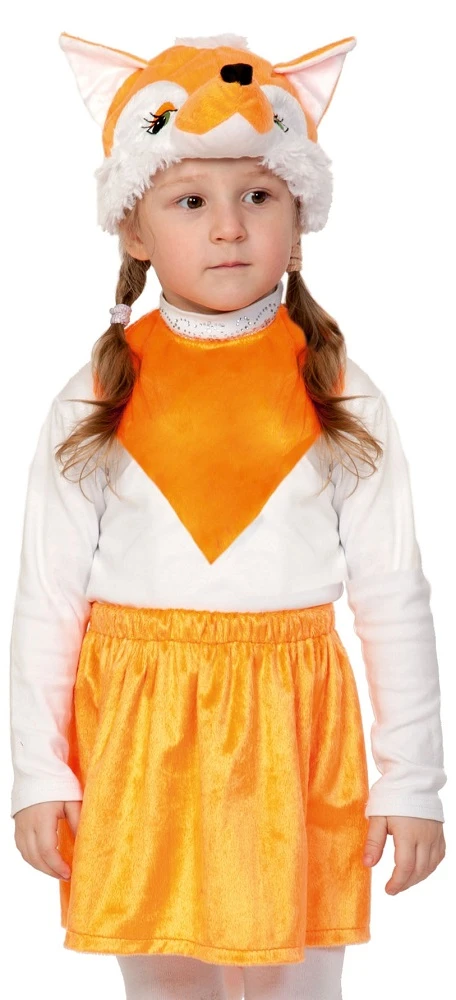 Карнавальный костюм «Лисичка» (лайт) для девочки