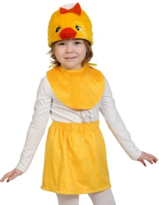 Детский карнавальный костюм «Цыпочка» (лайт) для девочек