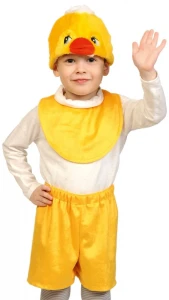 Детский карнавальный костюм «Цыпленок» (лайт) для мальчиков и девочек