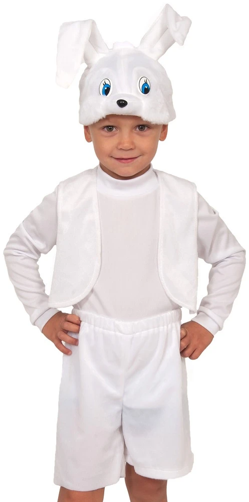 Детский карнавальный костюм «Зайчик» (лайт) для мальчиков