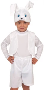 Детский карнавальный костюм «Зайчик» (лайт) для мальчиков