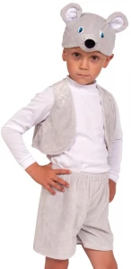 Детский карнавальный костюм «Мышонок» (лайт) для мальчиков