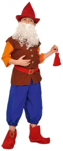 Детский карнавальный костюм Гном «Весельчак» для мальчиков и девочек