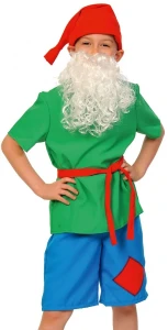 Детский карнавальный костюм Гном «Добряк» для мальчиков и девочек