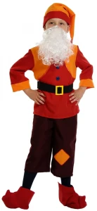 Детский карнавальный костюм Гном «Смельчак» для мальчиков и девочек