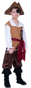 Детский карнавальный костюм Капитан Пиратов «Флинт» для мальчиков
