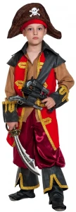 Детский карнавальный костюм Капитан Пиратов «Морган» для мальчиков