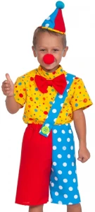 Детский карнавальный костюм Клоун «Чудик» для мальчиков
