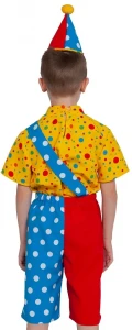 Детский карнавальный костюм Клоун «Чудик» для мальчиков