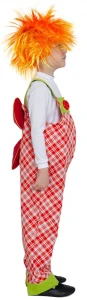 Детский карнавальный костюм «Карлсон» (с накладным животом) для мальчиков и девочек