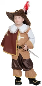 Детский карнавальный костюм Мушкетер «Д'Артаньян» для мальчиков