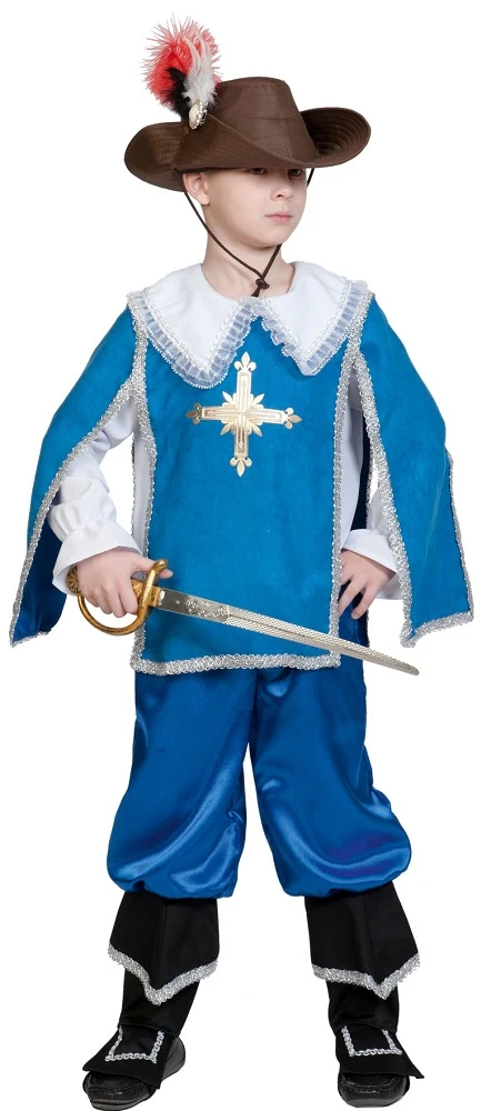 Детский новогодний костюм для мальчика Мушкетер