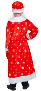 Детский новогодний костюм «Дед Мороз» (плюш) для мальчиков