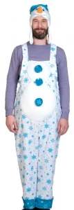 Маскарадный костюм «Снеговик» для взрослых