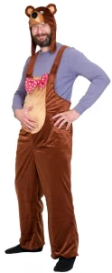 Карнавальный костюм «Медведь» (бурый) мужской для взрослых
