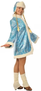 Карнавальный костюм Снегурочка «Бирюза» для взрослых
