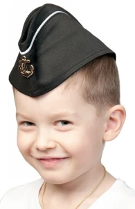 Пилотка «ВМФ» (с кантом) солдатская для детей