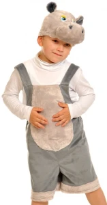Детский карнавальный костюм «Бегемотик» для мальчиков и девочек