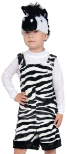 Детский маскарадный костюм «Зебра» для мальчиков и девочек