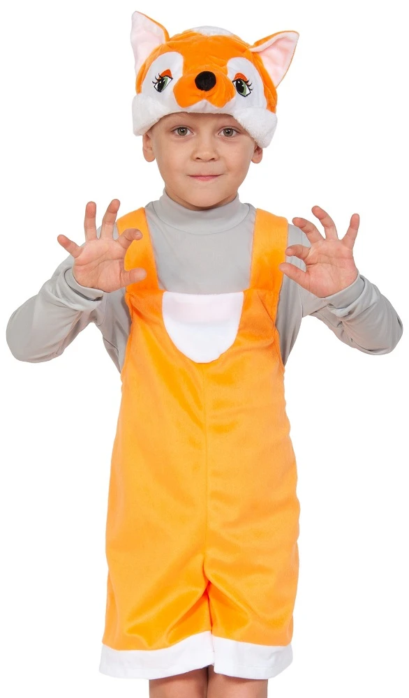 Карнавальный костюм Лисенок шорты, рост 122-134 см (Бока С)