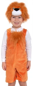 Детский карнавальный костюм «Львёнок» (плюш) для мальчиков