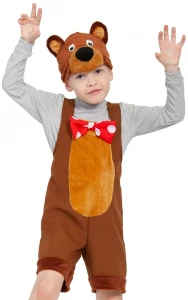 Детский карнавальный костюм «Медведь» цирковой для мальчиков и девочек