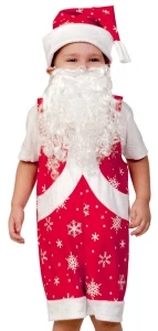 Детский новогодний карнавальный костюм «Мистер Санта» для мальчиков
