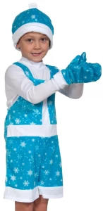 Детский карнавальный костюм «Новый Год» (плюш) для мальчиков и девочек