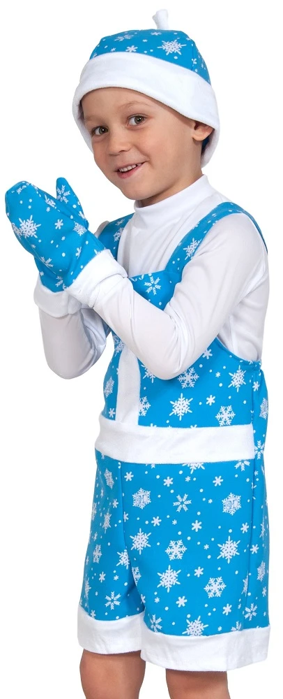 Морозная Зима. Новогодний карнавальный костюм для девочки. Рост 116 см