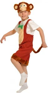 Детский маскарадный костюм «Обезьянчик» для мальчиков