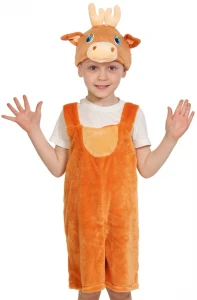 Детский карнавальный костюм «Олененок» (плюш)