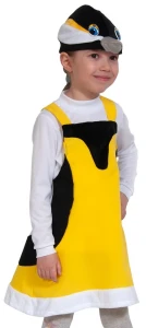 Детский маскарадный костюм Птичка «Синичка» для девочек