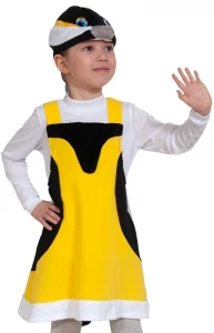 Детский маскарадный костюм Птичка «Синичка» для девочек