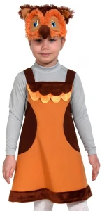 Детский маскарадный костюм Птица «Сова» для девочек