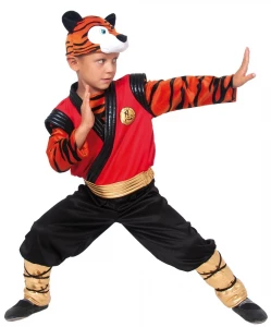 Детский маскарадный костюм «Тигр-Ниндзя» для мальчиков