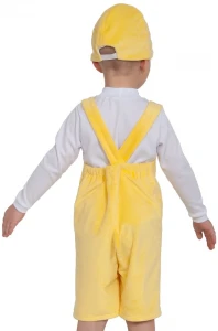 Детский карнавальный костюм «Цыпленок» (плюш) для девочек и мальчиков
