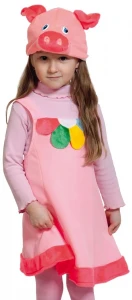 Детский маскарадный костюм «Поросюшка» для девочек