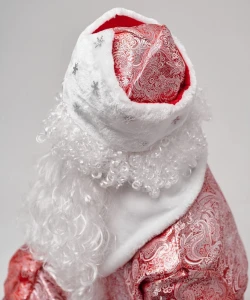 Новогодний костюм «Дед Мороз» красный для взрослых