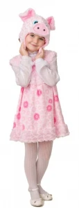 Детский карнавальный костюм Свинка «Бетта» для девочек