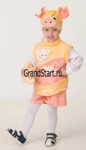 Детский карнавальный костюм Поросёнок «Лаврик» для мальчиков и девочек
