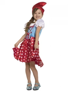 Детский карнавальный костюм «Гном» для девочек
