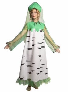 Маскарадный костюм «Березка» женский для взрослых