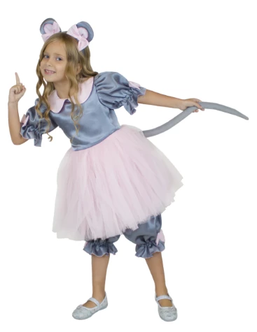 Детский маскарадный костюм «Мышка» для девочек