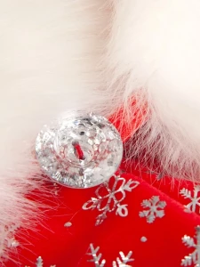 Костюм новогодний «Дед Мороз» (красный) плюш для взрослых