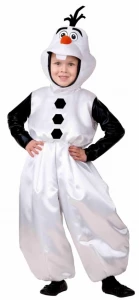 Детский карнавальный костюм Снеговик «Олаф» для мальчиков и девочек