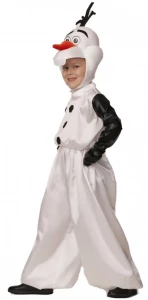 Детский карнавальный костюм Снеговик «Олаф» для мальчиков и девочек
