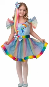 Детский карнавальный костюм «Радуга Дэш» (My little pony) для девочек