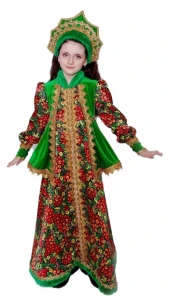 Детский Русский народный костюм «Сударыня» для девочек